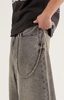 PacSun Ryder Chain Ultra Baggy Jeans Gray