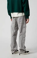 PacSun Gray Baggy Cargo Jeans