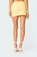 Edikted Cyrene Mesh Mini Skirt