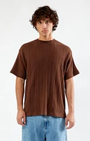 PacSun Lines Textured T-Shirt