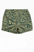 PacSun Warp 4.5" Swim Trunks