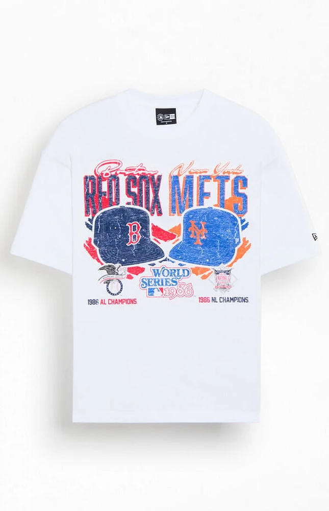 New Era Red Sox Vs Mets 1986 World Series T-Shirt