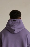 Fear of God Essentials Lavender Heavy Fleece Hoodie