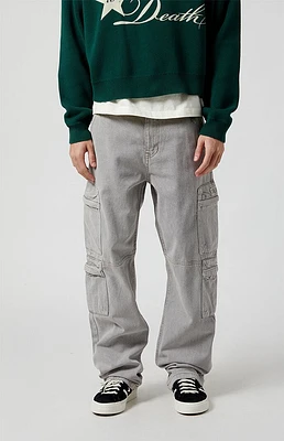 PacSun Gray Baggy Cargo Jeans