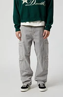 PacSun Gray Baggy Cargo Jeans