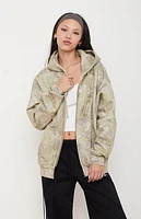 Pacsun Camo Tree Zip Up Hoodie
