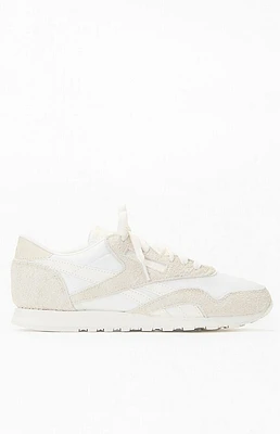 Reebok White Classic Nylon Sneakers