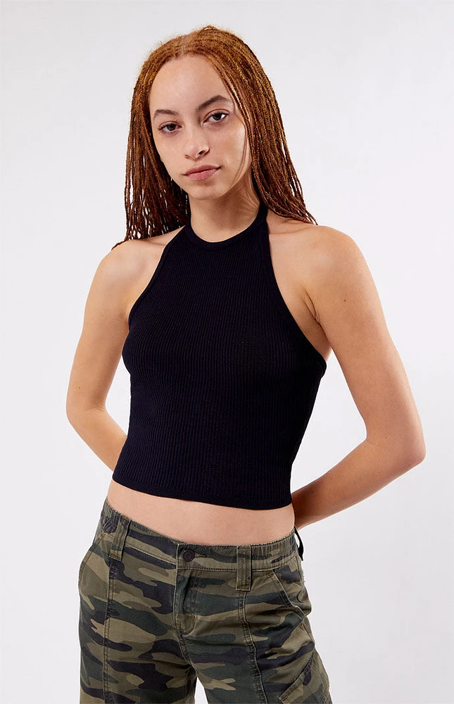 LA Hearts Stella Halter Sweater Top