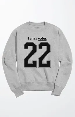 x PacSun Voter Crew Neck Sweatshirt