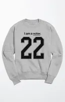 x PacSun Voter Crew Neck Sweatshirt