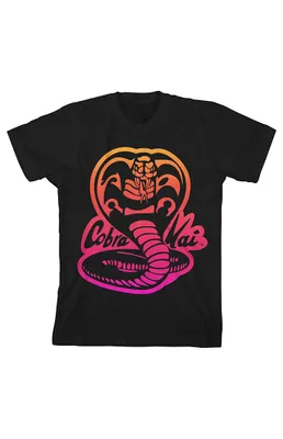 Kids Cobra Kai Neon Logo T-Shirt