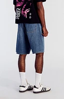 Pacsun Medium Indigo Denim Baggy Shorts