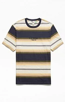 GUESS Originals Logo Multi Stripe T-Shirt