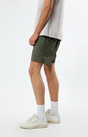 Bermies Green Pineapples Sport Shorts