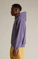 Fear of God Essentials Lavender Heavy Fleece Hoodie