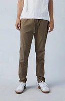 PacSun Stretch Performance Brown Slim Trousers