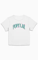 Wicked Arched Popular Text Cropped T-Shirt