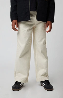 Pacsun Kids Clover Cream Baggy Jeans