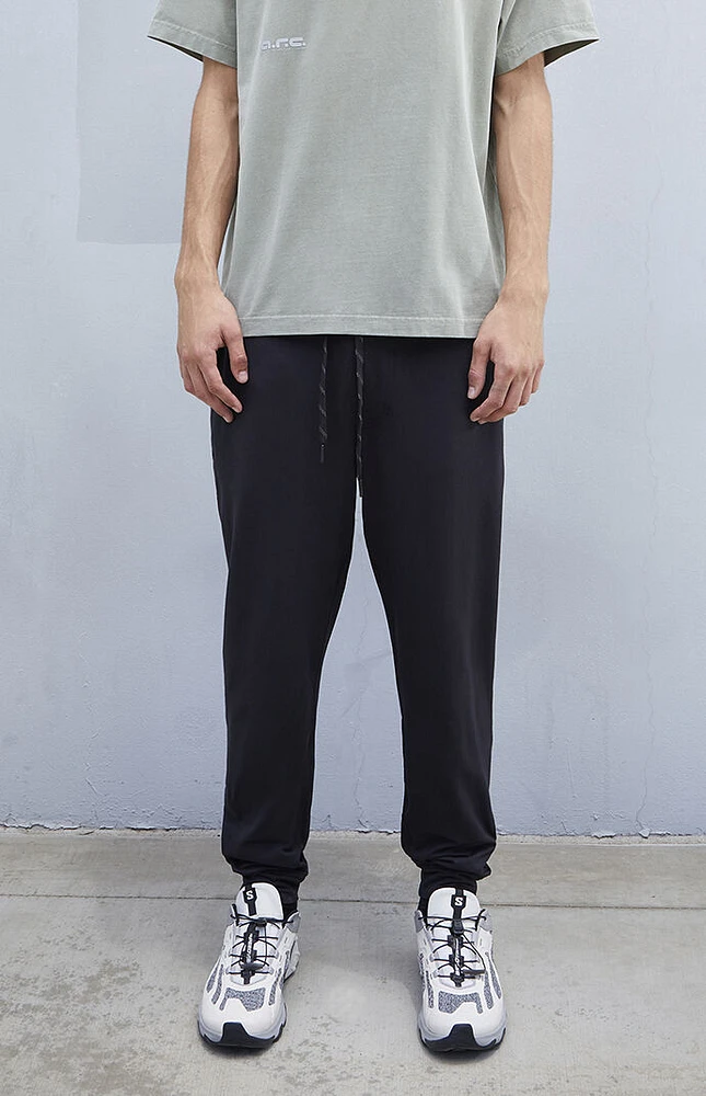 A.R.C. Jet Black Comfort Performance Jogger Sweatpants