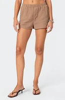 Edikted Levy Gauze Shorts