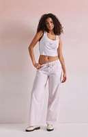 Beverly and Beck Linen Pull-On Pants