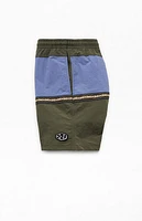 Maui & Sons Granite Colorblock 5.5" Swim Trunks