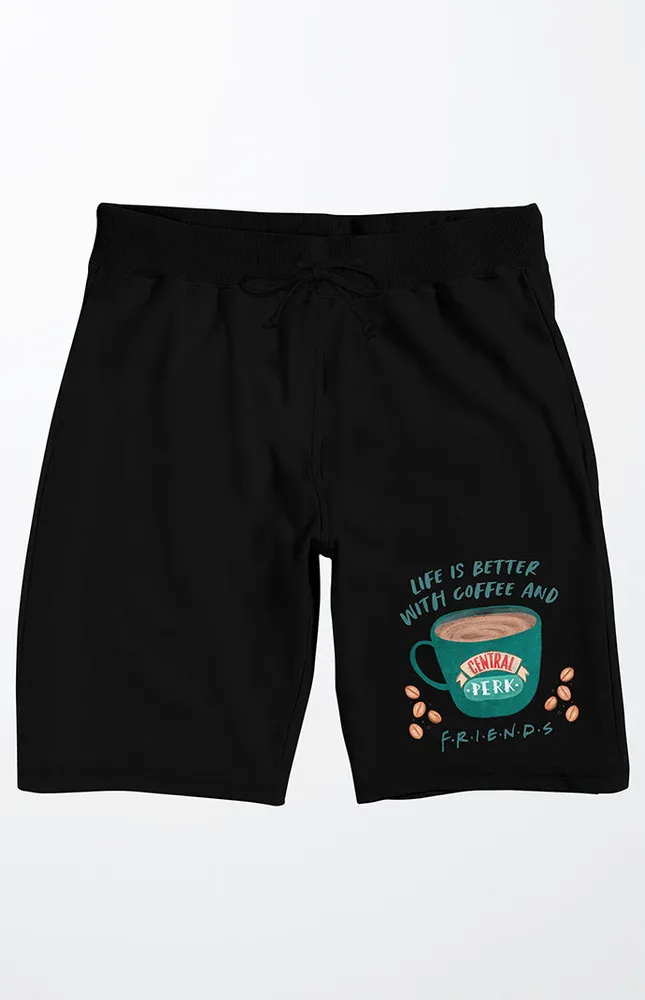 Friends TV Coffee Sweat Shorts