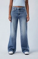 Pacsun Eco Two-Tone Mid Rise Baggy Jeans