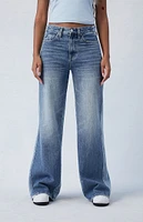 PacSun Eco Two-Tone Mid Rise Baggy Jeans