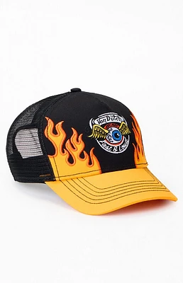 Von Dutch Flames Trucker Hat