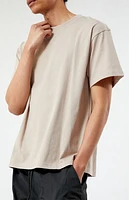 Pacsun Tan Premium Oversized T-Shirt