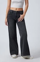 Pacsun Lena Low Rise Super Baggy Jeans Black