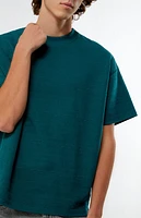 Pacsun Green Oversized Jacquard Knit T-Shirt