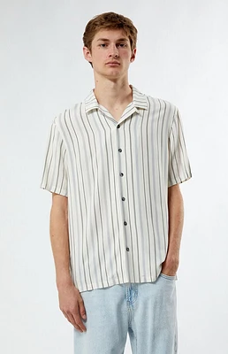 PacSun Striped Camp Shirt