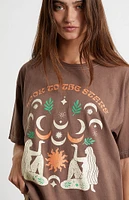 Golden Hour Look To The Stars Oversized T-Shirt