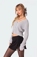Edikted Elliot Cable Knit Cardigan