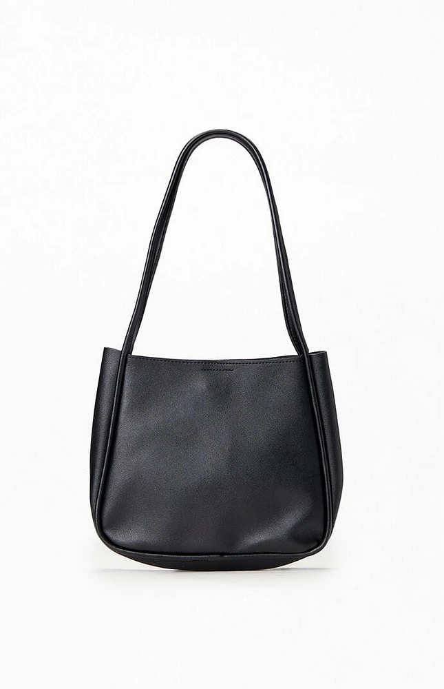 PacSun Faux Leather Mini Bucket Tote Bag