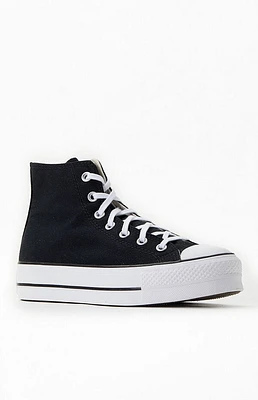 Converse Women's Black Chuck Taylor All Star High Top Platform Sneakers