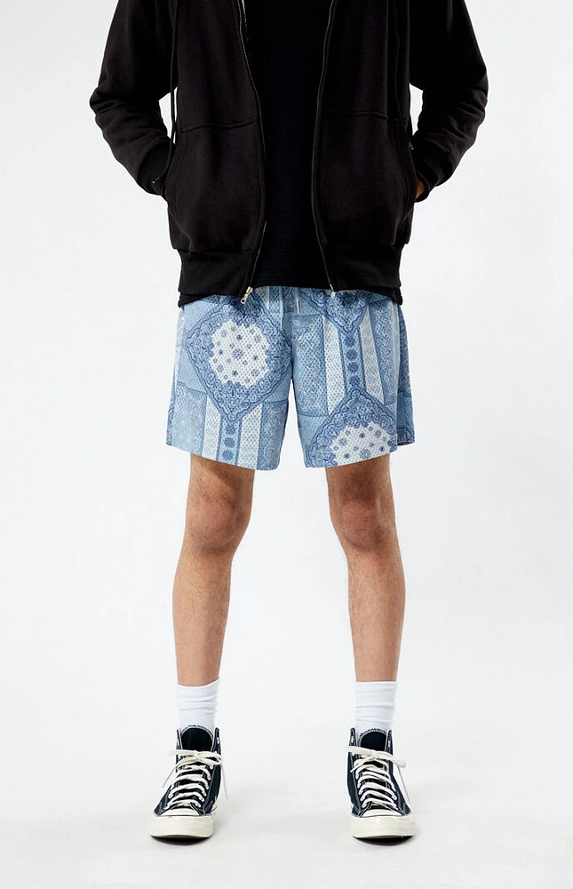 PacSun Printed Mesh Basketball Shorts