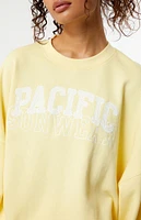 PacSun Pacific Sunwear Eyelet Crew Neck Sweatshirt