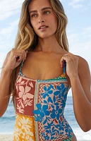 Poolside Paradiso Wildflower One Piece Swimsuit