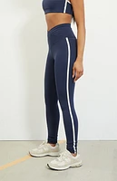 PAC 1980 WHISPER Active Navy Side Tracked Yoga Pants