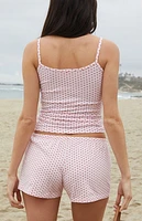 John Galt Heart Emery Pajama Shorts