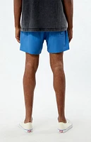 Bermies Navy To Cactus 4.75" Swim Trunks