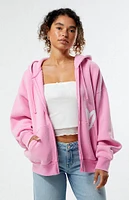 PacSun LA Kind Zip Up Oversized Hoodie