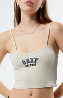 Obey College Records Tank Top