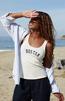 John Galt Beyonca Boston Embroidered Tank Top