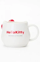 Hello Kitty Face Sculpted Mug
