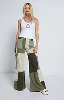 JGR & STN Colorblock Miller Wide Leg Cargo Pants