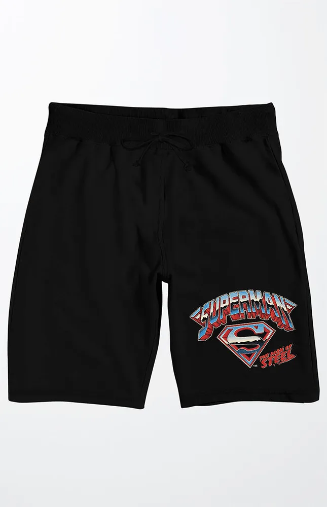 Superman Man Of Steel Logo Sweat Shorts